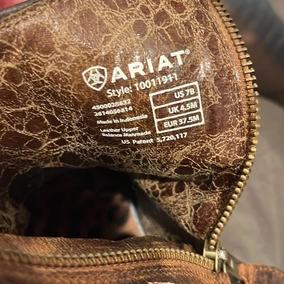 Ariat Dark Brown Western Boots - Picture 9 of 9